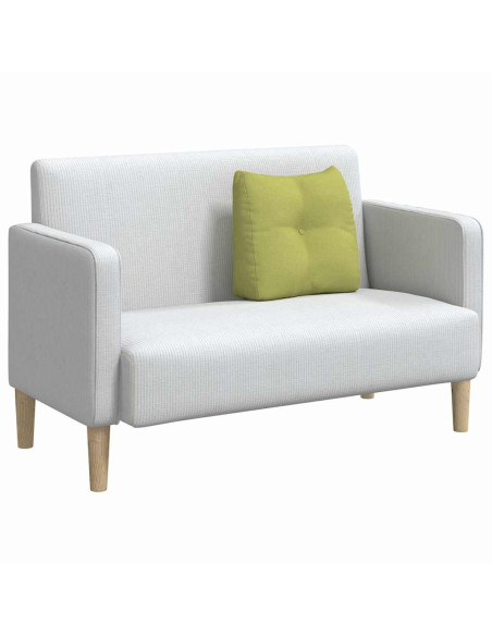 Cuscino per Schiena Verde chiaro 45 x 24 x 50 cm Tessuto