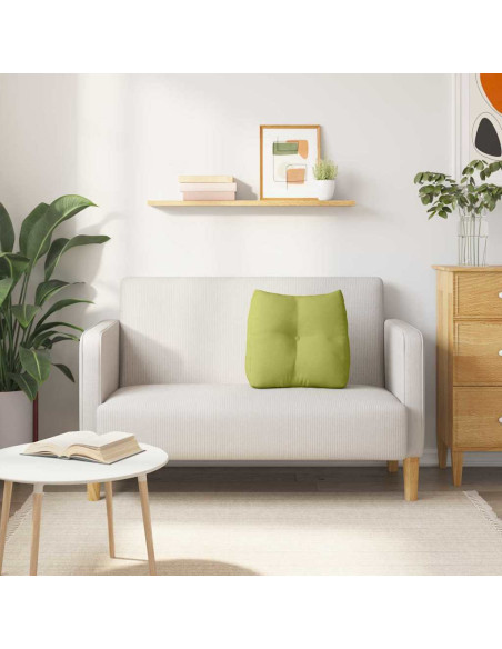 Cuscino per Schiena Verde chiaro 45 x 24 x 50 cm Tessuto