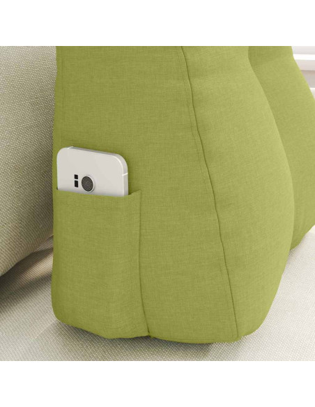 Cuscino per Schiena Verde chiaro 45 x 24 x 50 cm Tessuto