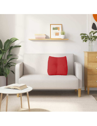 Cuscino per Schiena Rosso 45 x 24 x 50 cm Tessuto