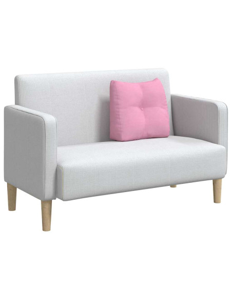 Cuscino per Schiena Rosa 45 x 24 x 50 cm Tessuto