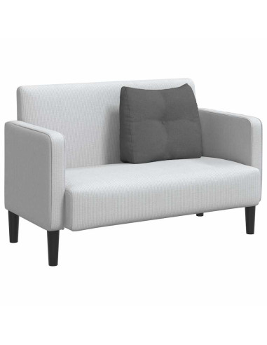 Cuscino per Schiena Grigio scuro 60 x 24 x 50 cm Tessuto