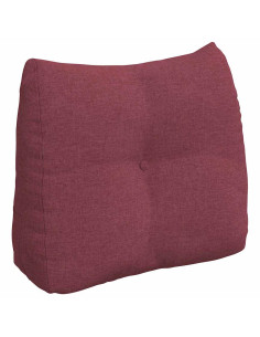 Cuscino per Schiena Rosso Vino 60 x 24 x 50 cm Tessuto 2