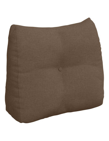 Cuscino per Schiena Marrone 60 x 24 x 50 cm Tessuto