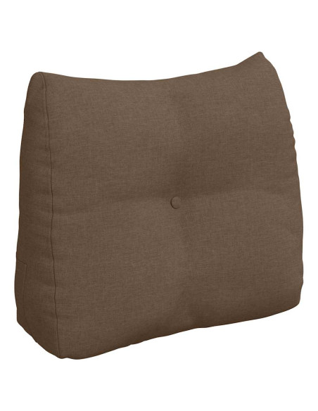 Cuscino per Schiena Marrone 60 x 24 x 50 cm Tessuto