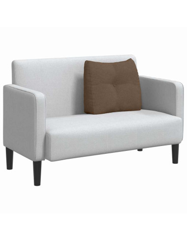 Cuscino per Schiena Marrone 60 x 24 x 50 cm Tessuto