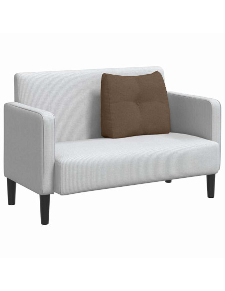 Cuscino per Schiena Marrone 60 x 24 x 50 cm Tessuto