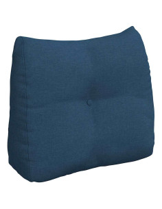 Cuscino per Schiena Blu 60 x 24 x 50 cm Tessuto 2