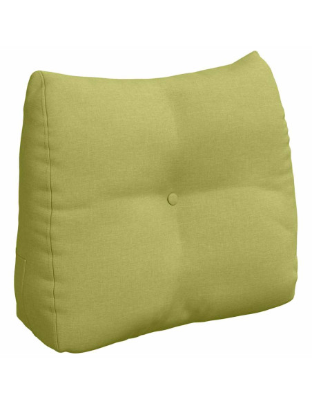 Cuscino per Schiena Verde chiaro 60 x 24 x 50 cm Tessuto