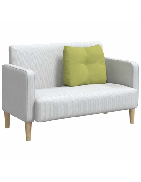 Cuscino per Schiena Verde chiaro 60 x 24 x 50 cm Tessuto