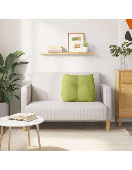 Cuscino per Schiena Verde chiaro 60 x 24 x 50 cm Tessuto