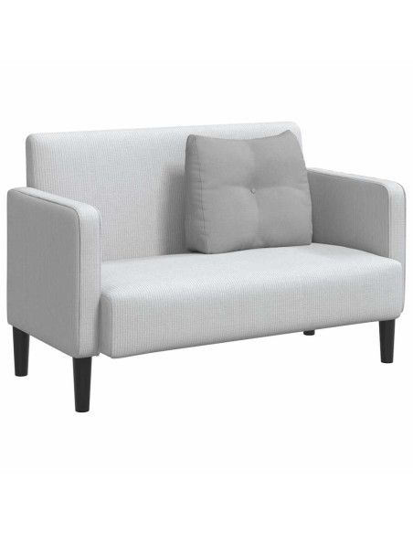 Cuscino per Schiena Grigio Nuvola 60 x 24 x 50 cm Tessuto