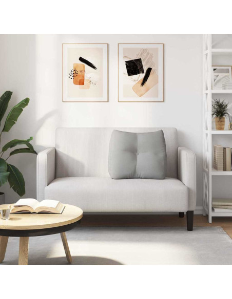 Cuscino per Schiena Grigio Nuvola 60 x 24 x 50 cm Tessuto