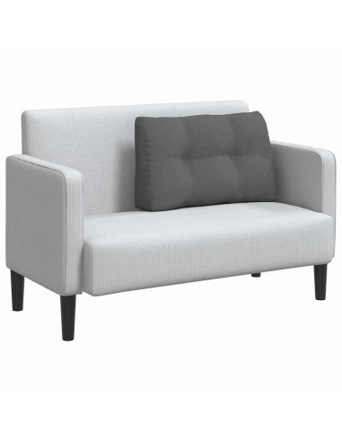 Cuscino per Schiena Grigio scuro 80 x 24 x 50 cm Tessuto