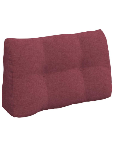 Cuscino per Schiena Rosso Vino 80 x 24 x 50 cm Tessuto