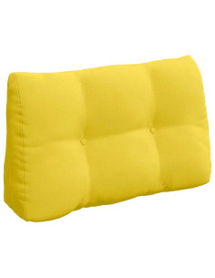 Cuscino per Schiena Giallo Chiaro 80 x 24 x 50 cm Tessuto 2