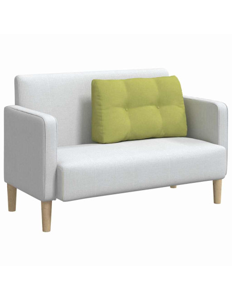 Cuscino per Schiena Verde chiaro 80 x 24 x 50 cm Tessuto