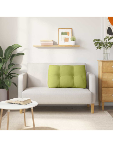 Cuscino per Schiena Verde chiaro 80 x 24 x 50 cm Tessuto
