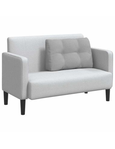 Cuscino per Schiena Grigio Nuvola 80 x 24 x 50 cm Tessuto