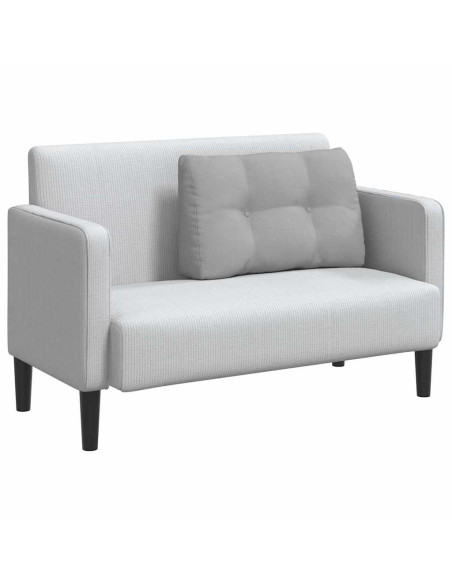 Cuscino per Schiena Grigio Nuvola 80 x 24 x 50 cm Tessuto