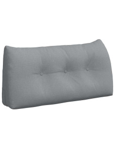 Cuscino per Schiena Grigio chiaro 100 x 24 x 50 cm Tessuto 2