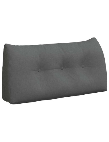 Cuscino per Schiena Grigio scuro 100 x 24 x 50 cm Tessuto