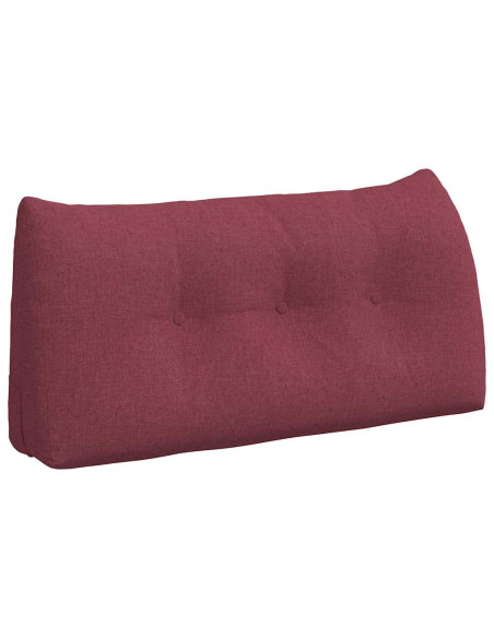 Cuscino per Schiena Rosso Vino 100 x 24 x 50 cm Tessuto