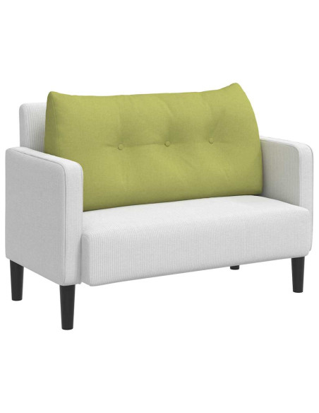 Cuscino per Schiena Verde chiaro 100 x 24 x 50 cm Tessuto