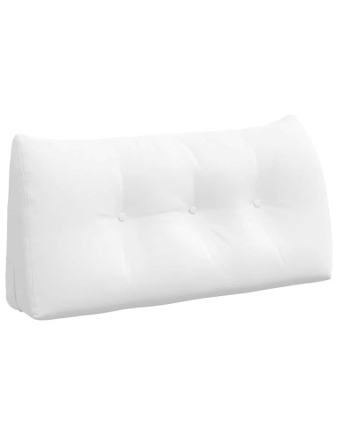 Cuscino per Schiena Bianco 100 x 24 x 50 cm Tessuto