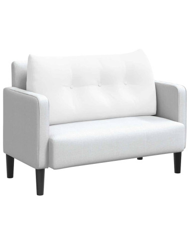 Cuscino per Schiena Bianco 100 x 24 x 50 cm Tessuto