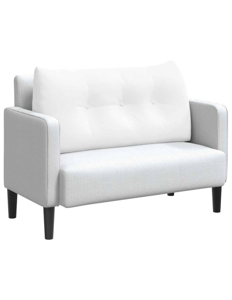 Cuscino per Schiena Bianco 100 x 24 x 50 cm Tessuto