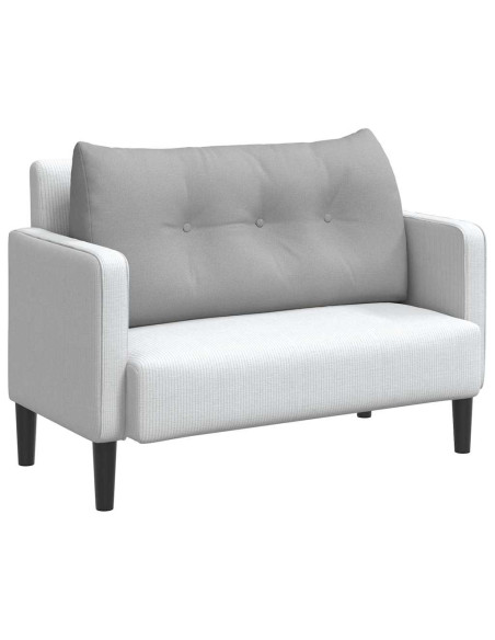 Cuscino per Schiena Grigio Nuvola 100 x 24 x 50 cm Tessuto