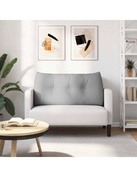 Cuscino per Schiena Grigio Nuvola 100 x 24 x 50 cm Tessuto