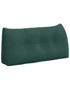 Cuscino per Schiena Verde Scuro 100 x 24 x 50 cm Velluto 2