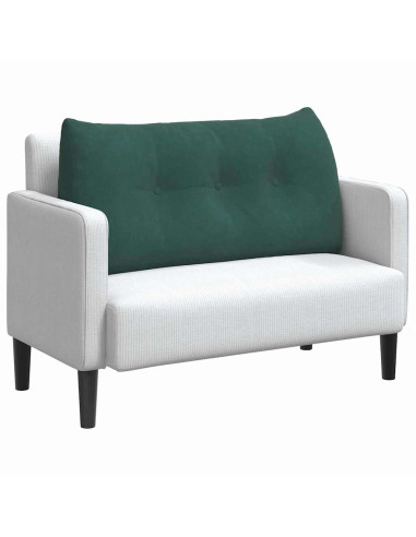 Cuscino per Schiena Verde Scuro 100 x 24 x 50 cm Velluto