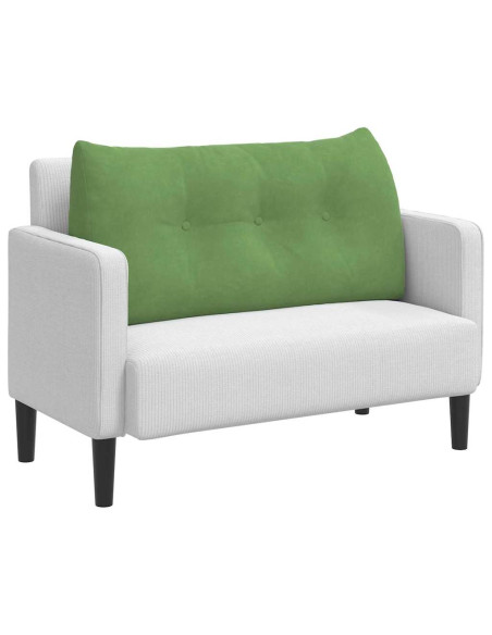 Cuscino per Schiena Verde chiaro 100 x 24 x 50 cm Velluto