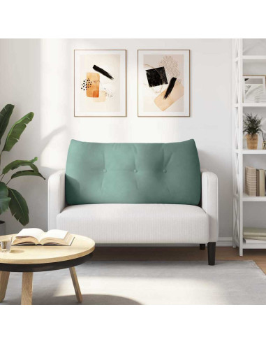 Cuscino per Schiena Verde Mare 100 x 24 x 50 cm Velluto