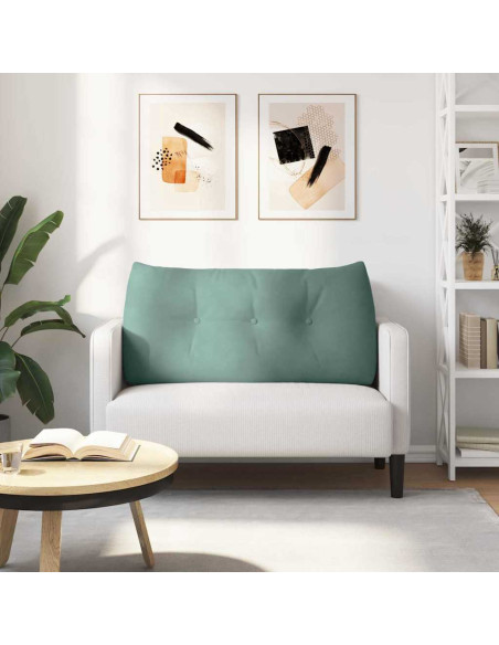 Cuscino per Schiena Verde Mare 100 x 24 x 50 cm Velluto
