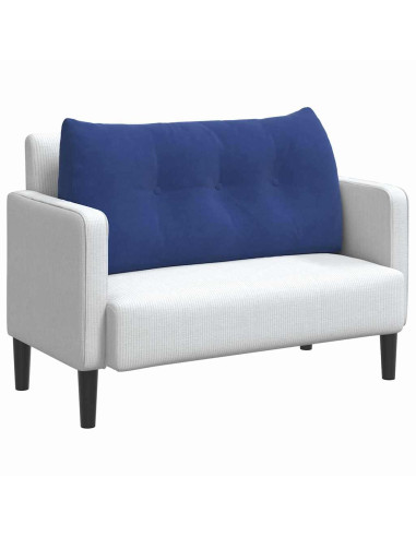 Cuscino per Schiena Blu Polizia 100 x 24 x 50 cm Velluto