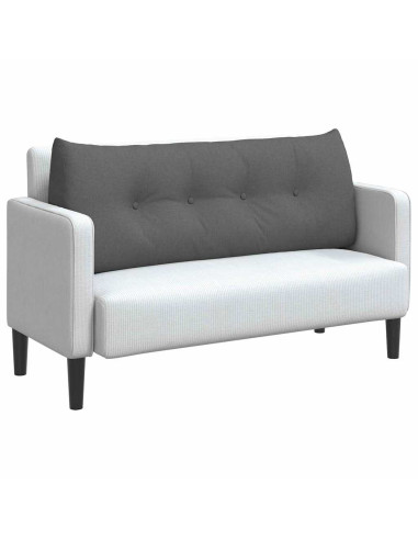 Cuscino per Schiena Grigio scuro 120 x 24 x 50 cm Tessuto