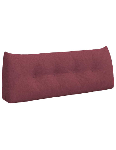 Cuscino per Schiena Rosso Vino 120 x 24 x 50 cm Tessuto