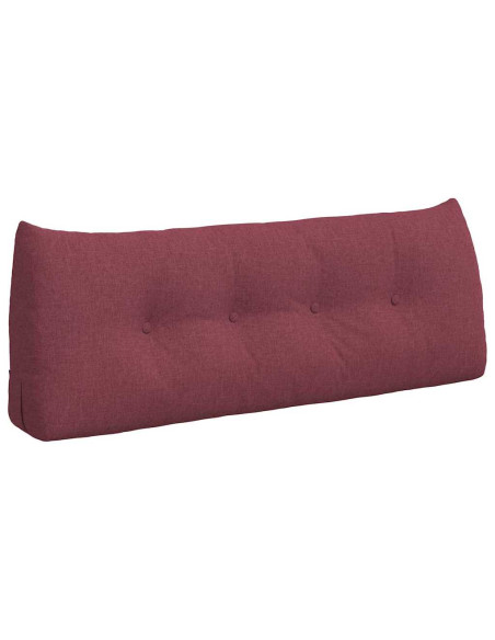 Cuscino per Schiena Rosso Vino 120 x 24 x 50 cm Tessuto