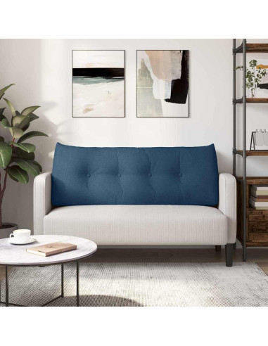 Cuscino per Schiena Blu 120 x 24 x 50 cm Tessuto