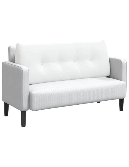 Cuscino per Schiena Bianco 120 x 24 x 50 cm Tessuto