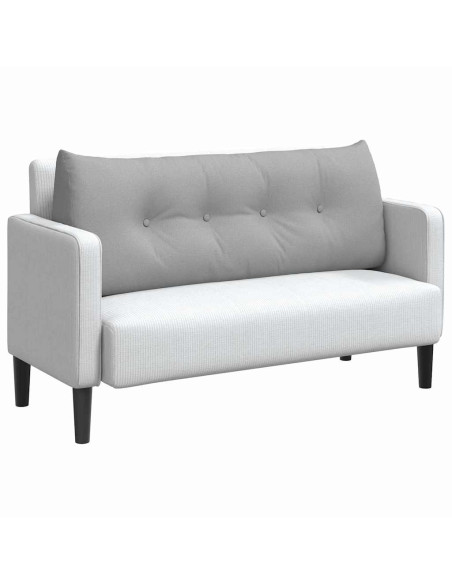 Cuscino per Schiena Grigio Nuvola 120 x 24 x 50 cm Tessuto