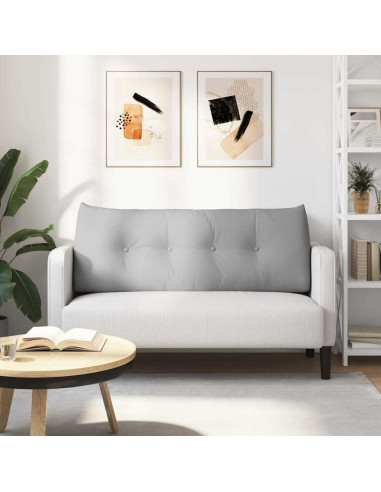 Cuscino per Schiena Grigio Nuvola 120 x 24 x 50 cm Tessuto