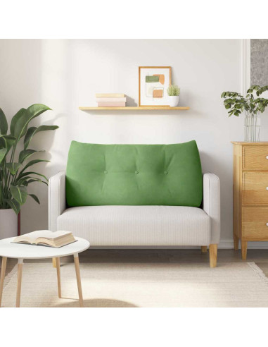 Cuscino per Schiena Verde chiaro 120 x 24 x 50 cm Velluto