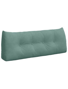 Cuscino per Schiena Verde Mare 120 x 24 x 50 cm Velluto 2