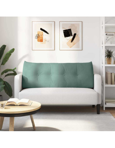 Cuscino per Schiena Verde Mare 120 x 24 x 50 cm Velluto