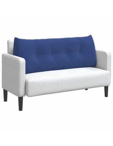 Cuscino per Schiena Blu Polizia 120 x 24 x 50 cm Velluto